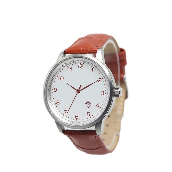 Leather Metal Watch