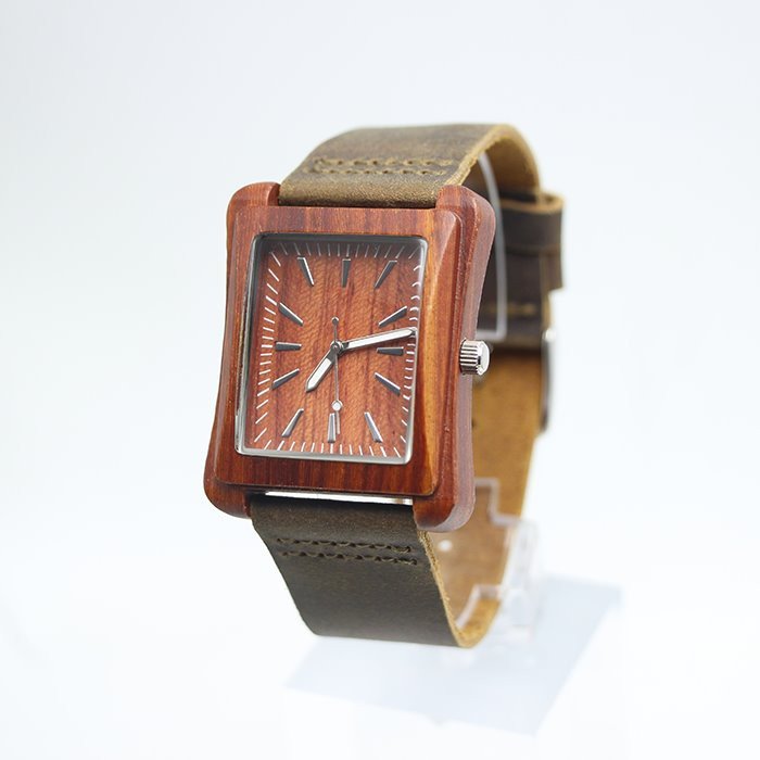 Square Wood Watch